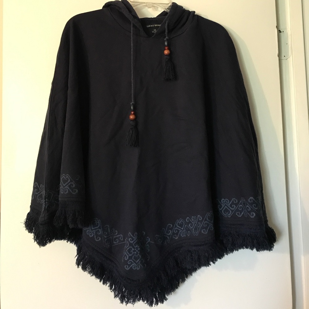Lucky Brand cotton poncho